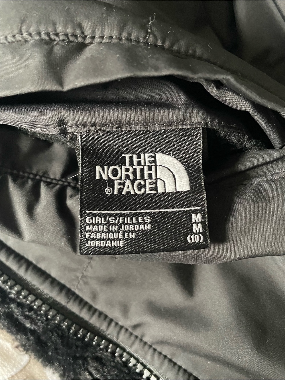 The North Face Girls' Reversible Black Jacket